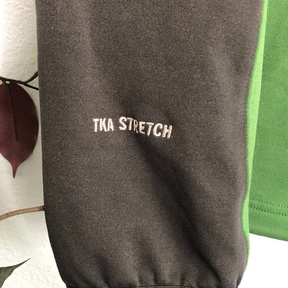 The North Face TKA Stretch Full Zip Jacket Men's XL Green Gray - Picture 7 of 8